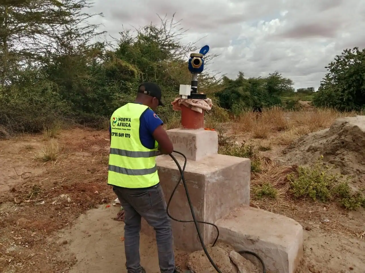 Solar-Powered Pumping System in Somaliland - alternate view