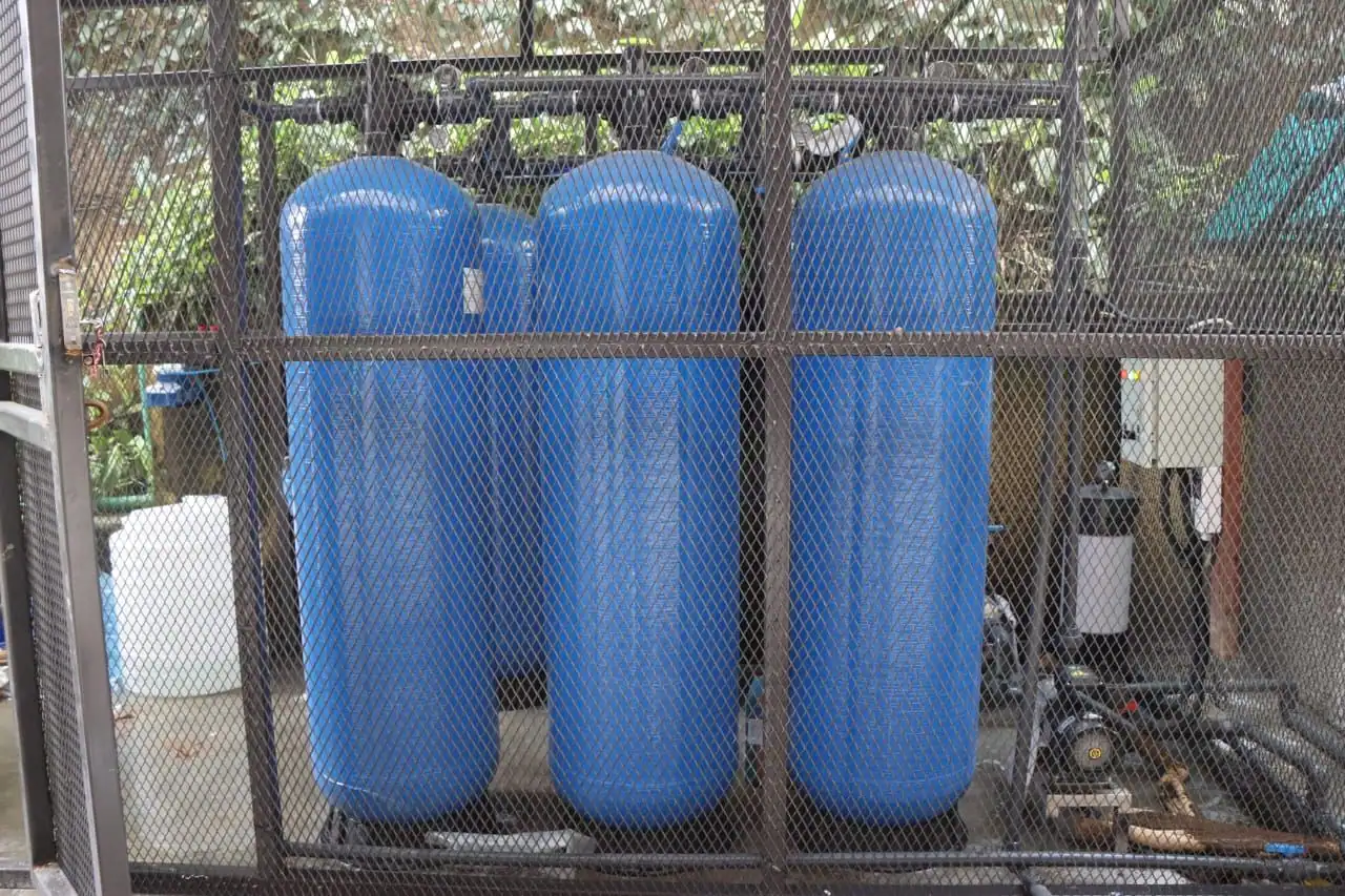 Solar Borehole Pumping System - alternate view